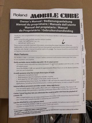 Amplificador Mobile cube stereo