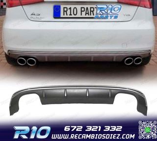 DIFUSOR AUDI A3 8V SPORTBACK 13- LOOK S3