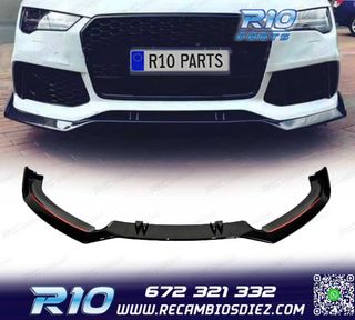 SPOILER LIP AUDI A7 11-18 LOOK RS7 NEGRO