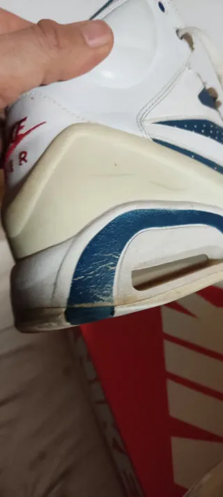 Nike Air Hoop LE Azul Blanco Talla 46