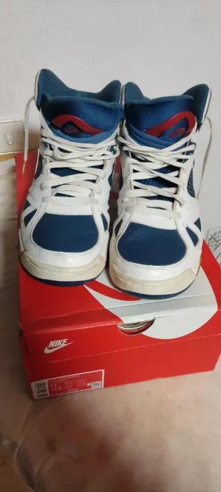 Nike Air Hoop LE Azul Blanco Talla 46