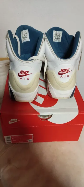 Nike Air Hoop LE Azul Blanco Talla 46