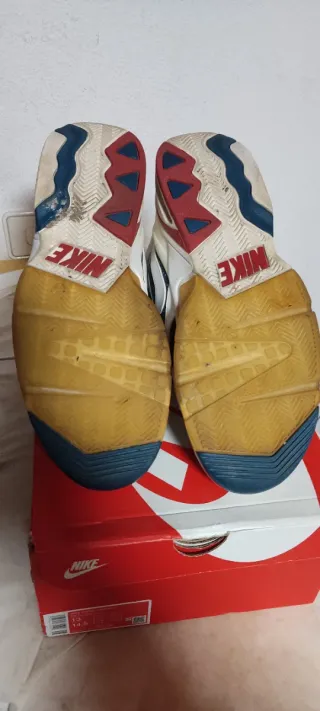 Nike Air Hoop LE Azul Blanco Talla 46