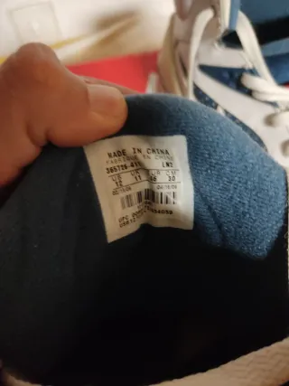 Nike Air Hoop LE Azul Blanco Talla 46