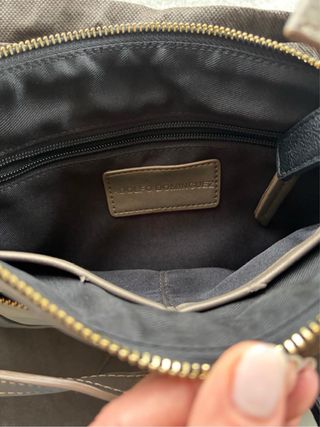 Bolso Adolfo Dominguez Marrón/Gris