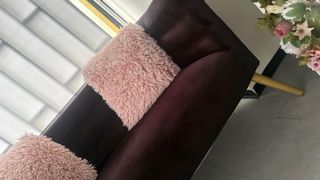 Sofá negro estilo nórdico