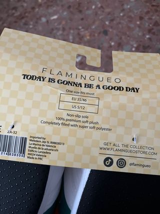 Pantuflas divertidas Flamingueo Grace