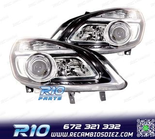 FAROS PARA RENAULT SCENIC II 05-08 FONDO NEGRO