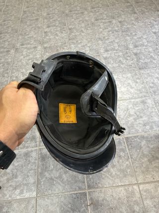 Casco antiguo estilo retro