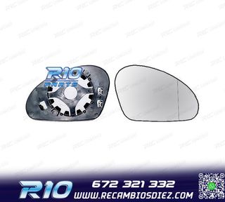 CRISTAL ESPEJO BASE DERECHO SEAT ALTEA 04-09 CONVEXO TERMICO
