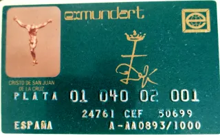 Colgante Cristo Salvador Dalí Plata