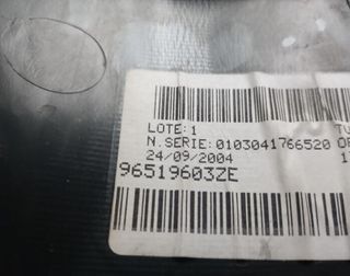 Consola central citroen 123856 96519603ze c3 1.4