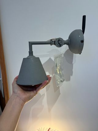 Lámpara de pared Maisons du Monde gris