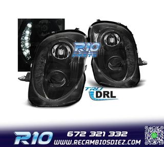 FAROS ALFA ROMEO MITO 08- LUZ DIURNA REAL FONDO NEGRO