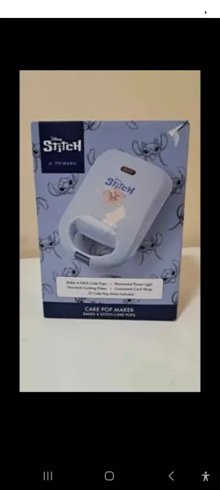 Máquina para hacer Cake Pops de Stitch