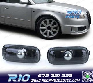 INTERMITENTES LATERALES AUDI A4 00-04 CRISTAL CLARO NEGRO