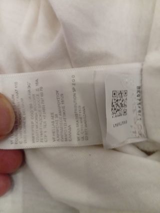 T-shirt The North Face originale bianca unisex