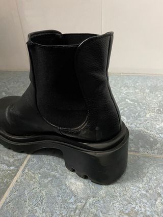 Botas Piel Negras