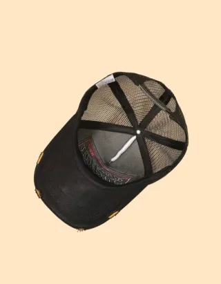 Gorra Indian Negra y Blanca