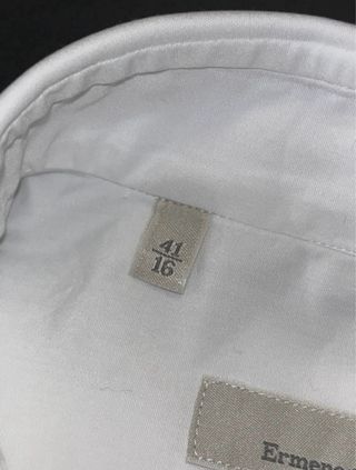 Camisa Ermenegildo Zegna Talla M Blanca