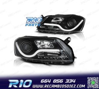 FAROS PARA VOLKSWAGEN VW PASSAT B7 10-14 TUBE LIGHT FONDO NE