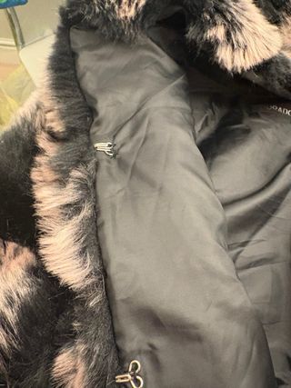 Abrigo de pelo sintético