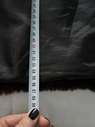 Abrigo de pelo sintético