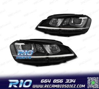 FAROS PARA VOLKSWAGEN VW GOLF 7 12-17 LUZ DIURNA DINAMIC FON