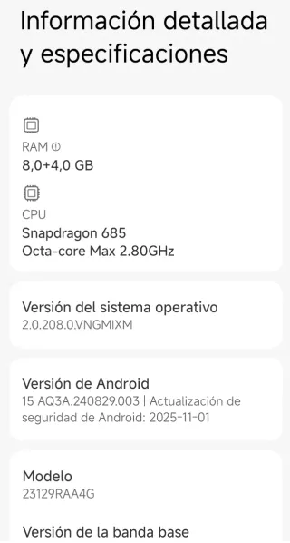 Xiaomi Redmi Note 13 4G Negro 8GB/256GB. Impoluto!