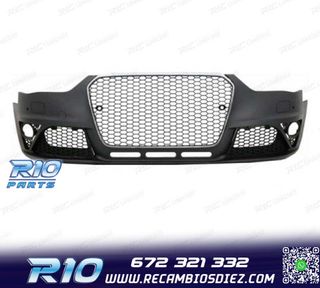 PARAGOLPES DELANTERO AUDI A4 B8 11-15 PDC SRA LOOK RS + PARR