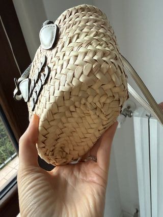 Borsa Miu Miu paglia e pelle