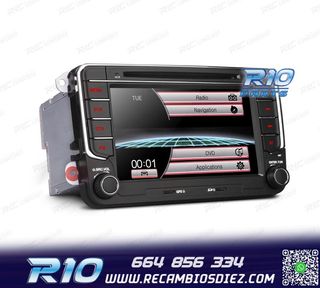 RADIO NAVEGADOR 7" PARA SEAT SKODA VOLKSWAGEN VW USB GPS TAC