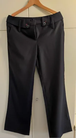 Pantalones de vestir Cortefiel negros