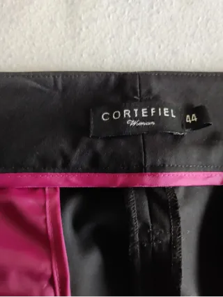 Pantalones de vestir Cortefiel negros
