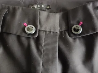 Pantalones de vestir Cortefiel negros