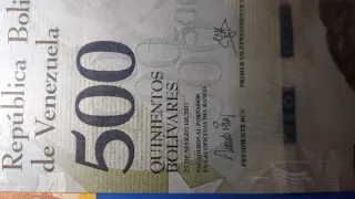 Lote Billete Bolívares Venezuela 2017 y algun mas