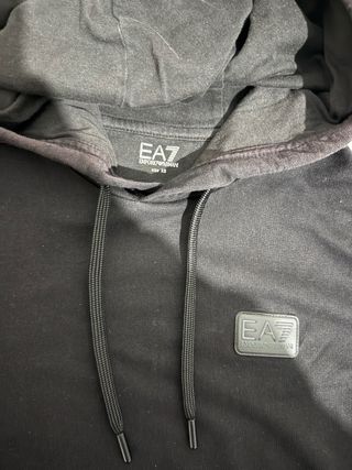 Felpa EA7 Emporio Armani Nera