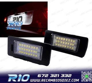 LUCES MATRÍCULA AUDI Q5 A4 A5 A1 TT VOLKSWAGEN VW PASSAT B6