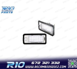 LUCES MATRÍCULA LED AUDI A4 S4 B6 00-04