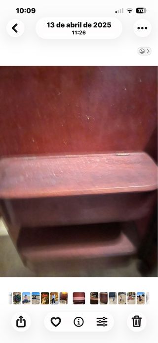 Máquina de coser antigua de madera werrtheim