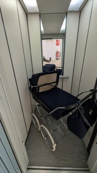 Carrito de bebé Arrue clásico de lujo