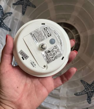 Lámpara de papel IKEA con estrellas de mar