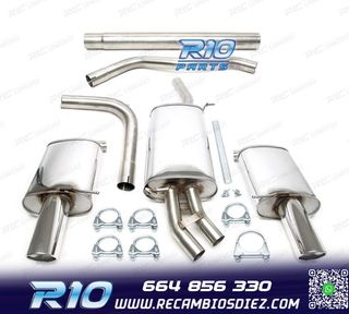 SILENCIOSO ESCAPE AUDI A4 B7 04-07 SIMPLE