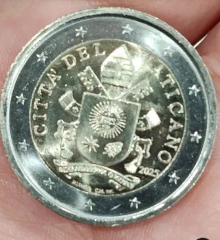 Moneta 2 Euro Vaticano 2025 FDC