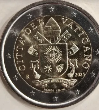Moneta 2 Euro Vaticano 2025 FDC