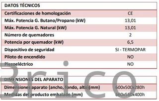 Barbacoa Gas Serie 500 - B600