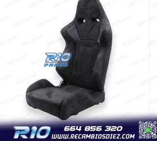 KIT ASIENTO BAQUET UNIVERSAL NEGRO EVO ERS RALLY