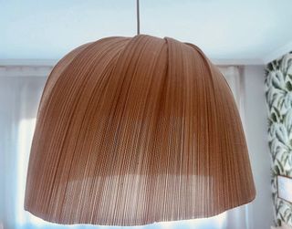 Lámpara de techo de bambú