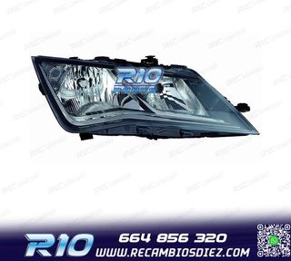 FARO DCH PARA SEAT LEON 12-16 FONDO NEGRO