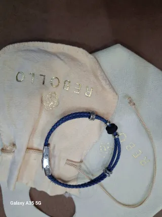 Bracciale Rebollo Uomo Acciaio Blu